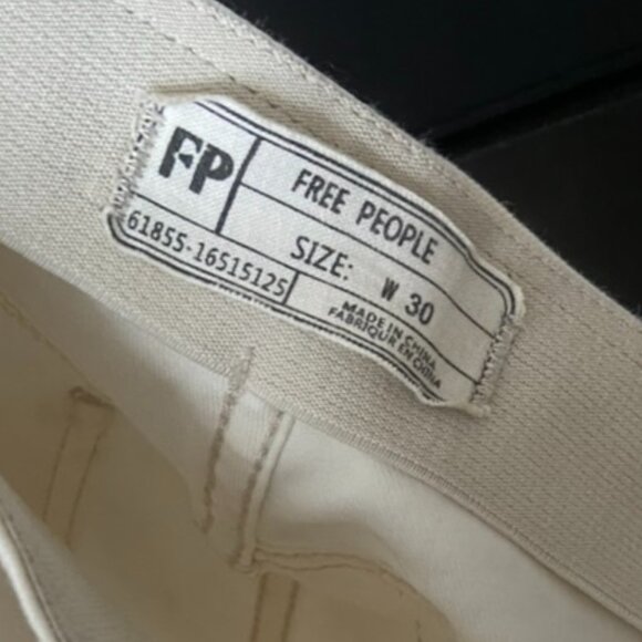 Free People White Bell Bottoms Flare Pants - Picture 2 of 11